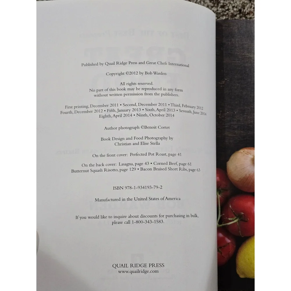 Bob Warden Great Food Fast Pressure‎ Cooker Recipes Cookbook